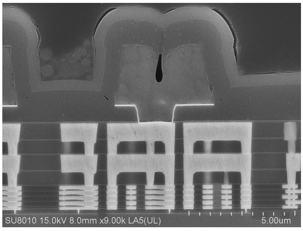 銅制程剖面研磨 銅制程剖面研磨